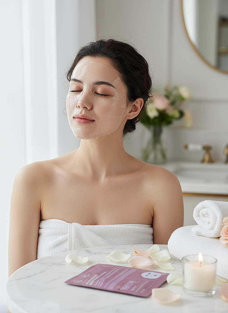 Mascarilla facial colágeno