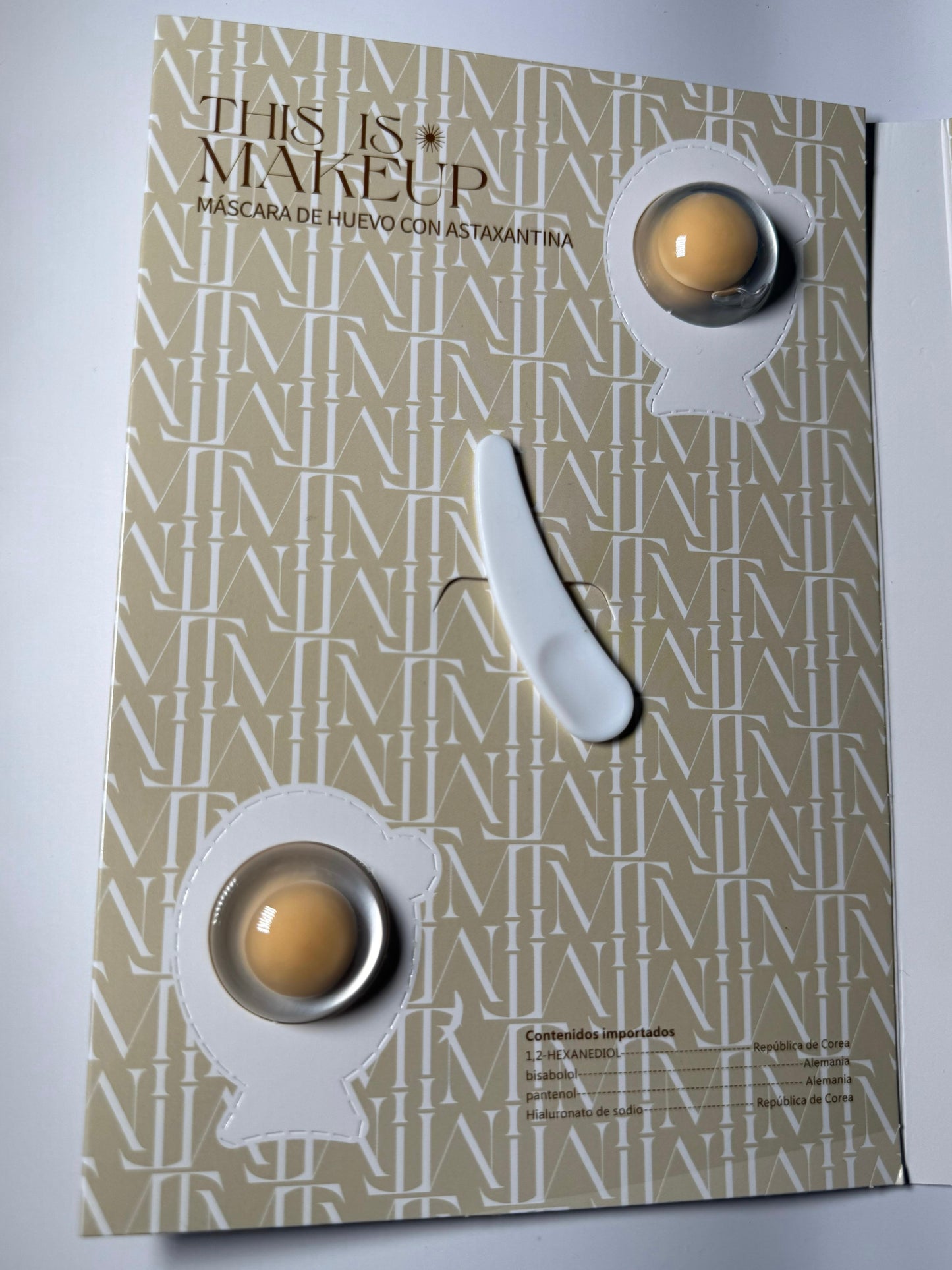 MASCARILLA DE HUEVO CON ASTAXANTINA