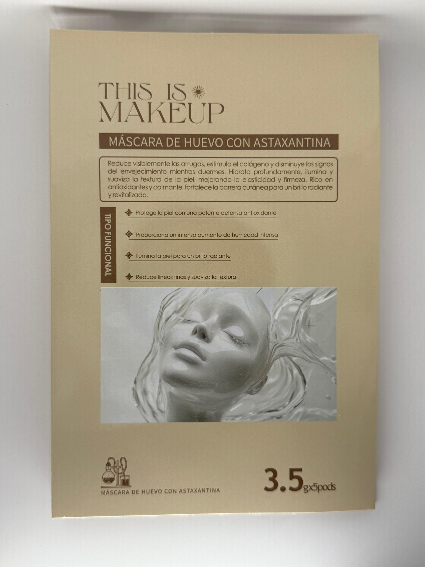 MASCARILLA DE HUEVO CON ASTAXANTINA