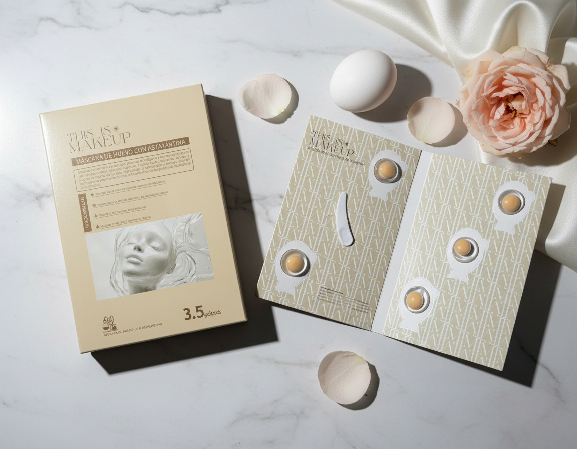 MASCARILLA DE HUEVO CON ASTAXANTINA